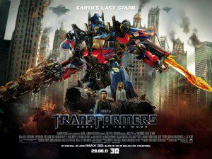 Transformers Dark of the Moon film 3D poster