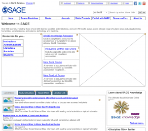 an axure wireframe prototype of the sage website enhancement